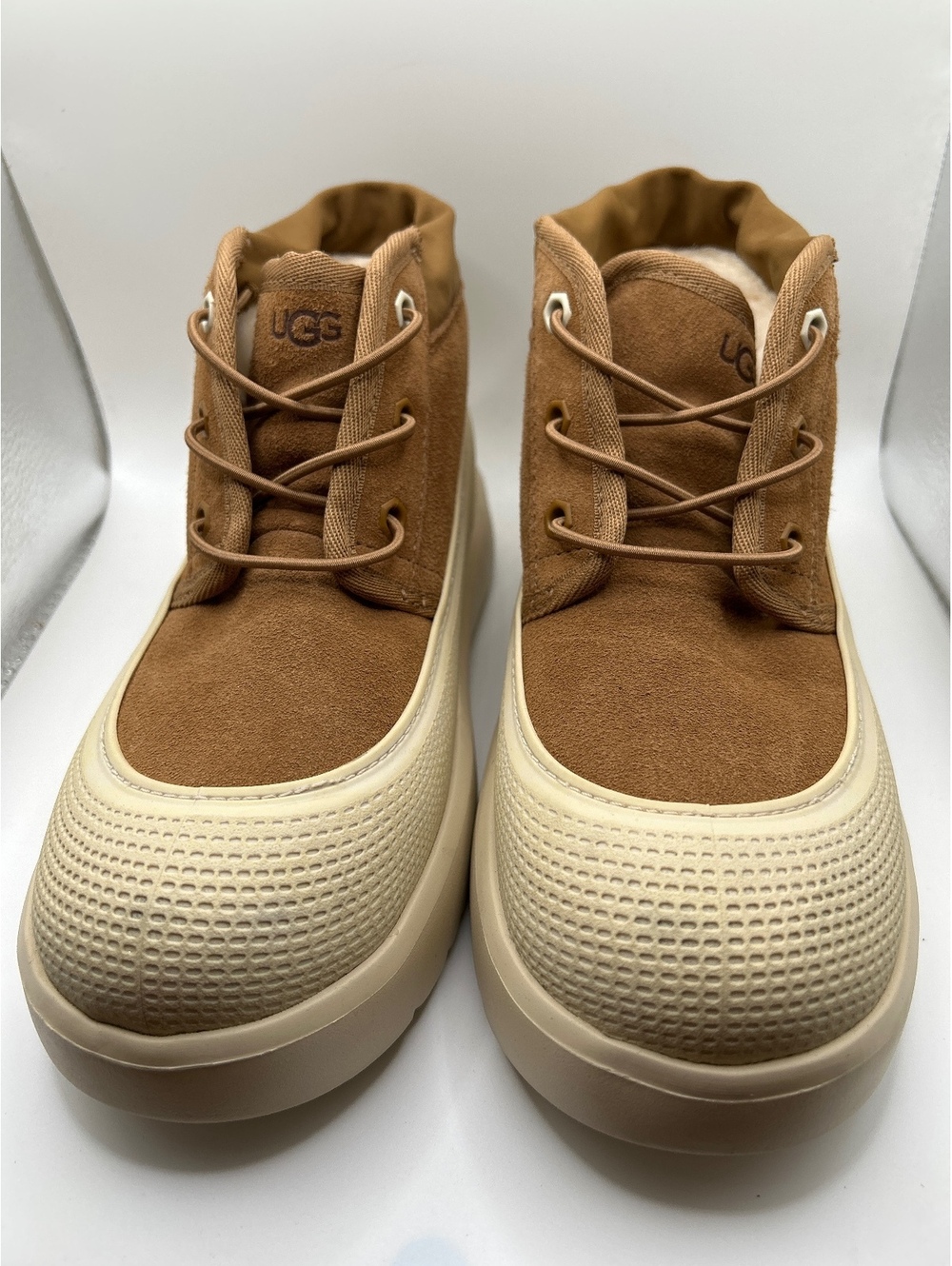 UGG Kids' Neumel Weather Hybrid Boots - Chestnut/Whitecap - Size 3Y - New No Box